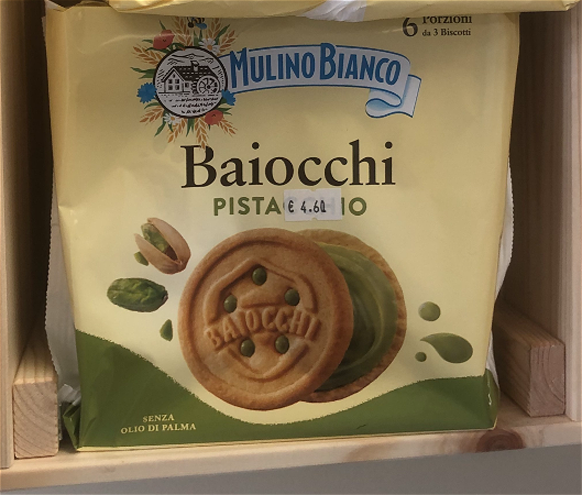 Mulino bianco baiocchi Pistacchio